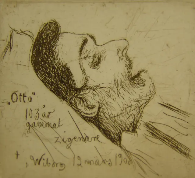 Hugo Simberg: Otto kuolinvuoteellaan
